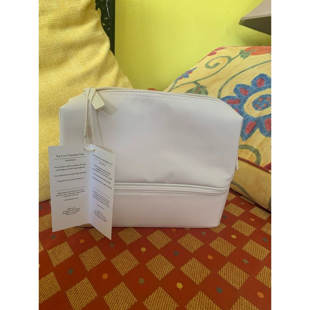 NWT BEIS The Cosmetic Organizer - Recycled Collection in BEIGE - Picture 7 of 8